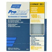 Norton Co 9" x 11" ProSand Sanding Sheet 180-Grit, PK 20 02637